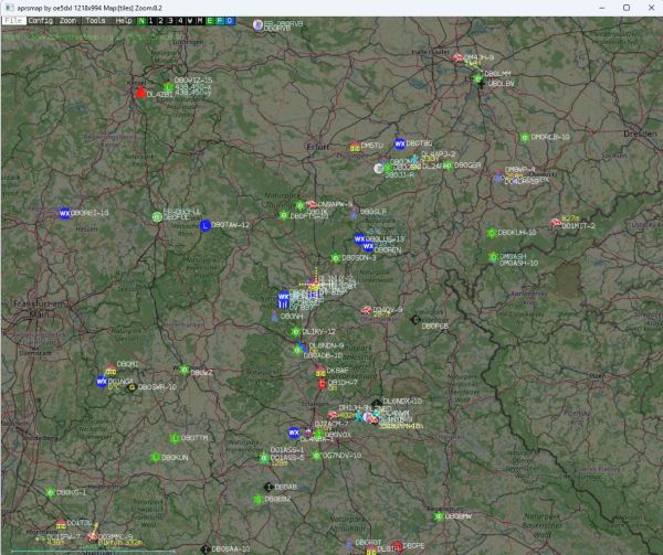 Aprsmap mit igate.jpg